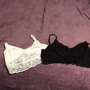 2 lace bralettes  from PINK